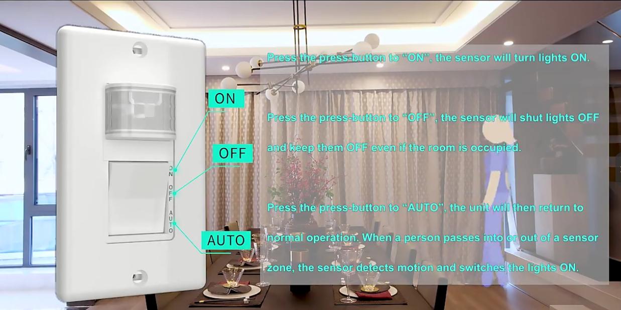 Bagong Karanasan ng Intelligent Energy Saving: PD-PIR123-V3 Infrared Induction Switch