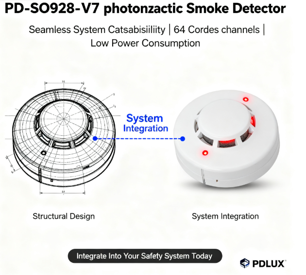 Smart Fire Safety ni PDLUX: Inilabas ang PD-SO928-V7 Photoelectric Smoke Detector
